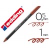 ROTULADOR EDDING PUNTA FIBRA 1200 MARRON N.7 -PUNTA REDONDA 0.5 MM