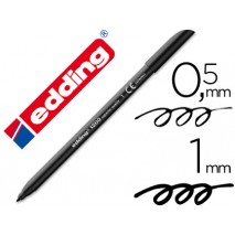 ROTULADOR EDDING PUNTA FIBRA 1200 NEGRO N.1 -PUNTA REDONDA 0.5 MM