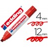 ROTULADOR EDDING MARCADOR PERMANENTE 800 ROJO -PUNTA BISELADA 12 MM