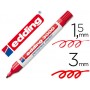 ROTULADOR EDDING MARCADOR PERMANENTE 3000 ROJO -PUNTA REDONDA 3 MM