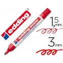 ROTULADOR EDDING MARCADOR PERMANENTE 3000 ROJO -PUNTA REDONDA 3 MM
