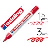 ROTULADOR EDDING MARCADOR PERMANENTE 3000 ROJO -PUNTA REDONDA 3 MM