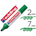 ROTULADOR EDDING MARCADOR PERMANENTE 500 VERDE -PUNTA BISELADA 7 MM