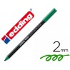 ROTULADOR EDDING PUNTA FIBRA 1300 VERDE -PUNTA REDONDA 0.5 MM