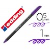 ROTULADOR EDDING PUNTA FIBRA 1200 VIOLETA N.8 -PUNTA FIBRA 0.5 MM