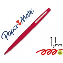 ROTULADOR PAPER MATE PUNTA NYLON 3102-1 ROJO