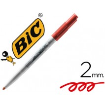 ROTULADOR BIC VELLEDA PARA PIZARRA ROJO -PUNTA REDONDA 2 MM