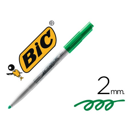 ROTULADOR BIC VELLEDA PARA PIZARRA VERDE -PUNTA REDONDA 2 MM