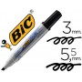 ROTULADOR BIC VELLEDA PARA PIZARRA NEGRO -PUNTA BISELADA 5.9 MM