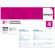 TALONARIO LIDERPAPEL COMUNIDADTRES DEL FOLIO 106 -CON IVA