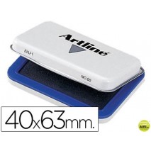 TAMPON ARTLINE NÌ 00 AZUL -40X63 MM