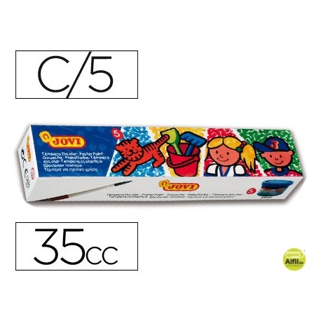 TEMPERA JOVI 35 CC 5 COLORES SURTIDOS