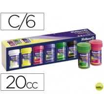 TEMPERA PELIKAN ESCOLAR (ESTUCHE CON 6 COLORES)