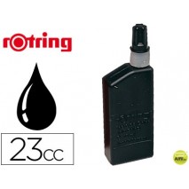 TINTA CHINA ROTRING NEGRA -FRASCO DE 23 CC