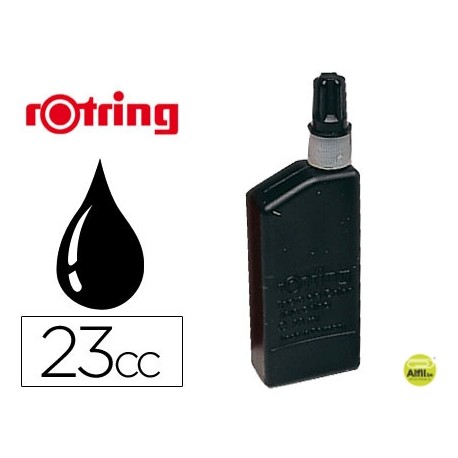 TINTA CHINA ROTRING NEGRA -FRASCO DE 23 CC