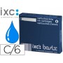 TINTA ESTILOGRAFICA INOXCROM AZUL -CAJA DE 6 CARTUCHOS