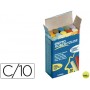 TIZA COLOR ANTIPOLVO ROBERCOLOR -CAJA DE 10 UNIDADES