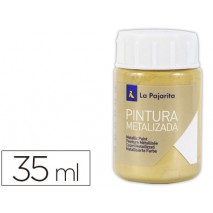 PINTURA METALIZADA LA PAJARITAORO RICO 35 ML