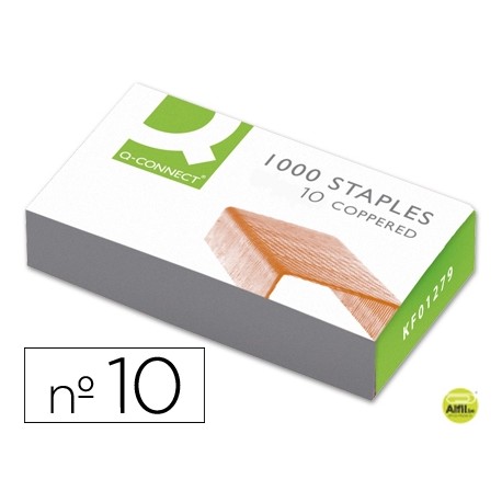 GRAPAS Q-CONNECT NÌ 10 -CAJA DE 1000