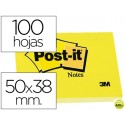 BLOC DE NOTAS ADHESIVAS QUITA Y PON POST-IT 50X38 MM CON 100HOJAS 653E
