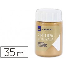 PINTURA METALIZADA LA PAJARITAORO DUCADO 35 ML