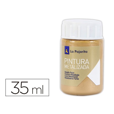 PINTURA METALIZADA LA PAJARITAORO DUCADO 35 ML