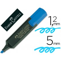 ROTULADOR FABER FLUORESCENTE 48-51 AZUL