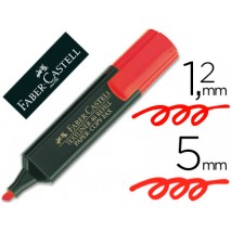 ROTULADOR FABER FLUORESCENTE 48-21 ROJO