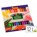 LAPICES CERA JOVICOLOR -CAJA DE 12 COLORES