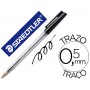 BOLIGRAFO STAEDTLER STICK NEGRO CON CAPUCHON