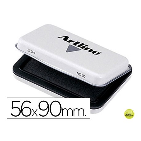 TAMPON ARTLINE NÌ 0 NEGRO -56X90 MM