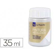 PINTURA METALIZADA LA PAJARITAPLATA 35 ML