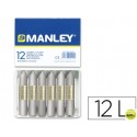 LAPICES CERA MANLEY UNICOLOR PLATA -CAJA DE 12 N.75