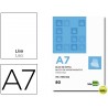BLOC NOTAS LIDERPAPEL LISO A7 80 HOJAS 60G/M2 PERFORADO