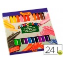 LAPICES CERA JOVICOLOR -CAJA DE 24 COLORES