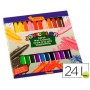 LAPICES CERA JOVICOLOR -CAJA DE 24 COLORES