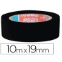 CINTA ADHESIVA TESAFLEX 10 MT X 19 MM NEGRA