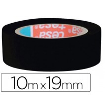 CINTA ADHESIVA TESAFLEX 10 MT X 19 MM NEGRA