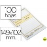 BLOC DE NOTAS ADHESIVAS QUITA Y PON POST-IT CON 100 HOJAS -MENSAJE TELEFONICO -7693-