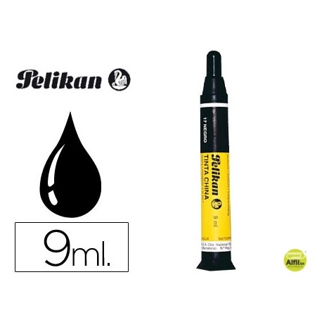 TINTA CHINA PELIKAN NEGRA -CARGADOR