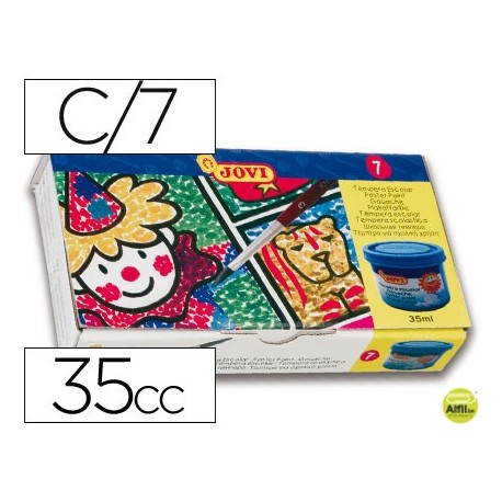 TEMPERA JOVI 35 CC -7 COLORES SURTIDOS