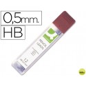 MINAS Q-CONNECT GRAFITO 0.5 HB-ESTUCHE DE 12 MINAS