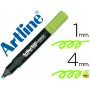 ROTULADOR ARTLINE FLUORESCENTEEK-660 VERDE -PUNTA BISELADA
