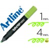 ROTULADOR ARTLINE FLUORESCENTEEK-660 VERDE -PUNTA BISELADA