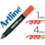 ROTULADOR ARTLINE FLUORESCENTEEK-660 ROJO -PUNTA BISELADA