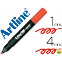 ROTULADOR ARTLINE FLUORESCENTEEK-660 ROJO -PUNTA BISELADA