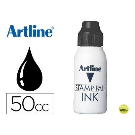 TINTA TAMPON ARTLINE NEGRA -FRASCO DE 50 CC