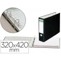 CARPETA PAPEL CONTINUO ELBA CARTON FORRADO 320X420 MM -15"-LOMO DE 80 MM