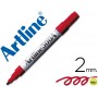ROTULADOR ARTLINE PIZARRA EK-500 ROJO PUNTA REDONDA 2 MM RECARGABLE