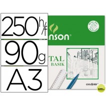 PAPEL VEGETAL GUARRO DIN A3 90-95 GR HOJA